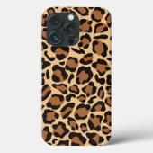 Leopard Seamless Muster Case-Mate iPhone Hülle (Rückseite)