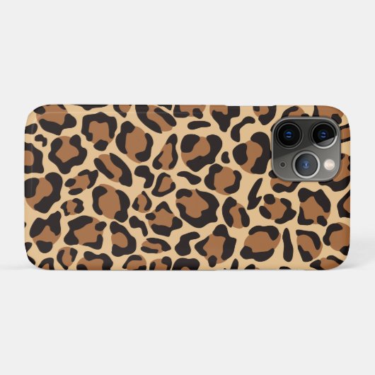 Leopard Seamless Muster Case-Mate iPhone Hülle (Rückseite (Horizontal))