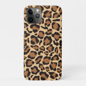 Leopard Seamless Muster Case-Mate iPhone Hülle (Rückseite)