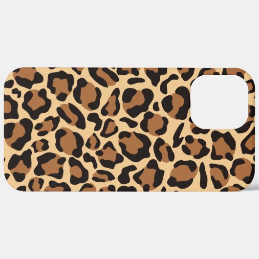Leopard Seamless Muster Case-Mate iPhone Hülle (Hinten (horizontal))