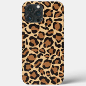 Leopard Seamless Muster Case-Mate iPhone Hülle (Rückseite)