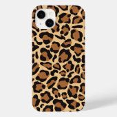 Leopard Seamless Muster Case-Mate iPhone Hülle (Rückseite)