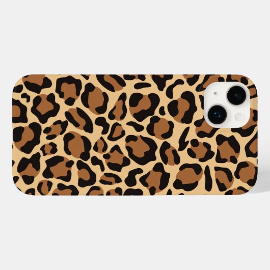 Leopard Seamless Muster Case-Mate iPhone Hülle (Rückseite (Horizontal))