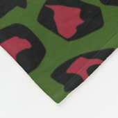 Leopard Seamless Muster Fleecedecke (Ecke)