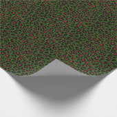 Leopard Seamless Muster Geschenkpapier (Ecke)