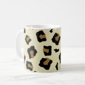 Leopard Seamless Muster Kaffeetasse (Vorderseite Links)