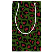 Leopard Seamless Muster Kleine Geschenktüte (Vorderseite)