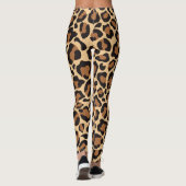 Leopard Seamless Muster Leggings (Rückseite)