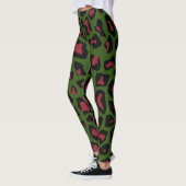 Leopard Seamless Muster Leggings (Links)