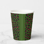 Leopard Seamless Muster Pappbecher (Rechts)