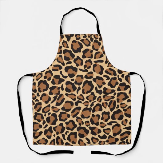 Leopard Seamless Muster Schürze (Vorderseite)