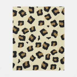 Leopard Seamless Pattern  Fleecedecke