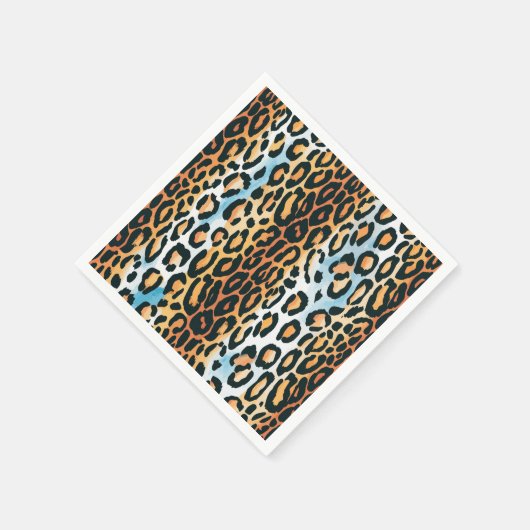 Leopard Serviette (Ecke)