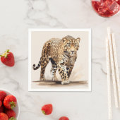 Leopard Serviette (Beispiel)