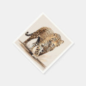 Leopard Serviette (Ecke)