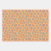 Leopard Set in trendiger Farbe 2025 Geschenkpapier Set (Vorderseite)
