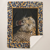 Leopard Sherpa Blanket Sherpadecke (Vorderseite)