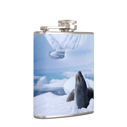 Leopard-Siegel Flachmann (Rechts)