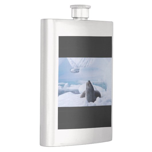 Leopard-Siegel Flachmann (Rechts)