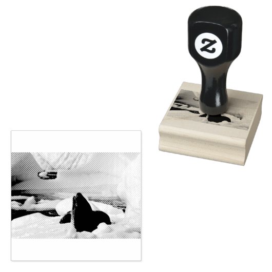 Leopard-Siegel Gummistempel (Stempel)