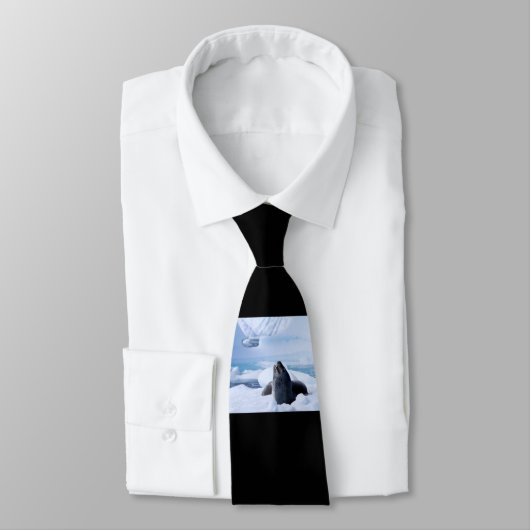 Leopard-Siegel Krawatte (Gebunden)