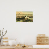 Leopard-Siegel, Vintage Wassertiere — Leben in der Poster (Küche)