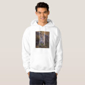 Leopard sitzend, Botswana, Afrika Hoodie (Vorne ganz)