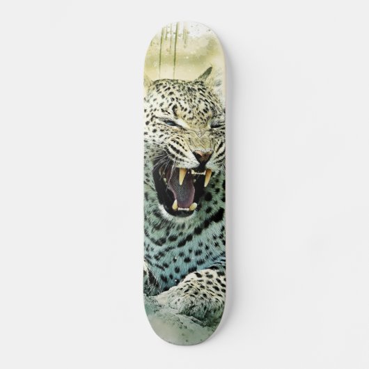 Leopard Skateboard (Vorderseite)