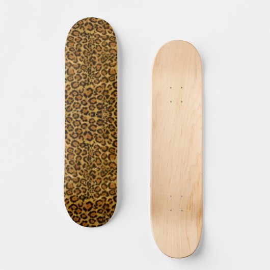Leopard Skateboard (Vorderseite)