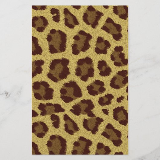 Leopard Skin Briefpapier (Vorderseite)