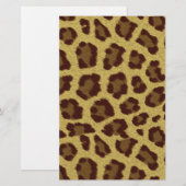 Leopard Skin Briefpapier (Vorne/Hinten)
