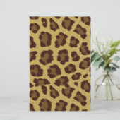 Leopard Skin Briefpapier (Stehend Vorderseite)