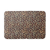 Leopard Skin Brown Cream Pattern - Badematte (Vorderseite)