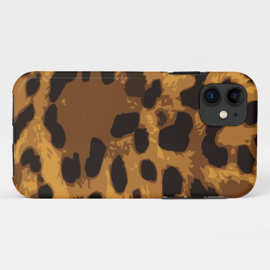 Leopard Skin Case-Mate iPhone Hülle (Rückseite (Horizontal))