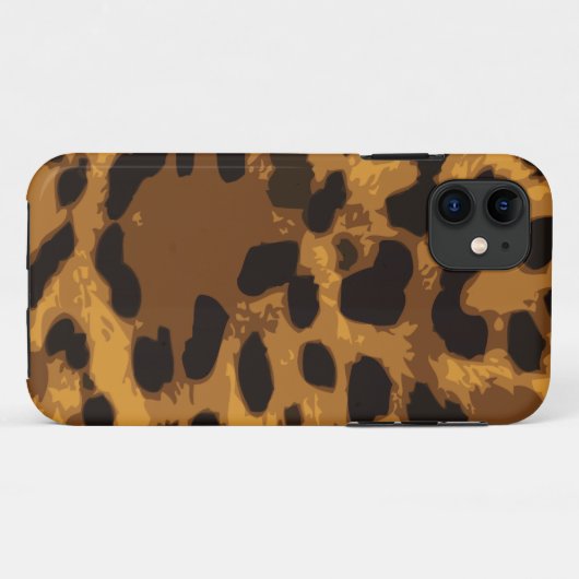 Leopard Skin Case-Mate iPhone Hülle (Rückseite (Horizontal))