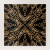 Leopard Skin & Chain Juwelen Puzzle (Horizontal)
