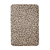 Leopard Skin Fur Muster Badematte (Vorderseite Vertikal)