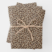 Leopard Skin Fur Muster Geschenkpapier Set (Beispiel)