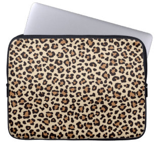 Leopard Skin Fur Muster Laptopschutzhülle