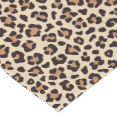 Leopard Skin Fur Muster Mittelgroßer Tischläufer (Ecke)