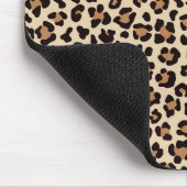 Leopard Skin Fur Muster Mousepad (Ecke)
