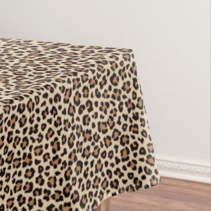 Leopard Skin Fur Muster Tischdecke