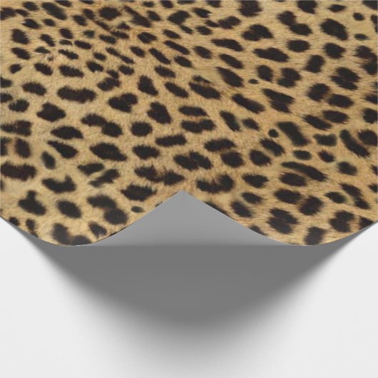 Leopard Skin  Geschenkpapier (Ecke)