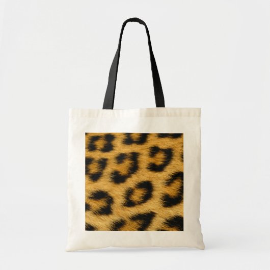 Leopard Skin Hair Print Tragetasche (Vorne)