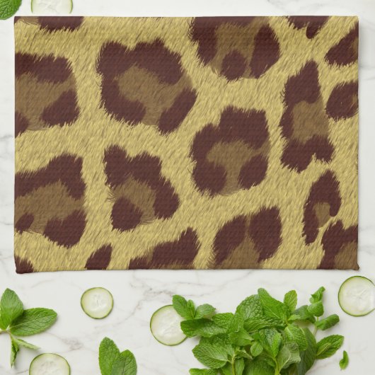 Leopard Skin Handtuch (Gefaltet)