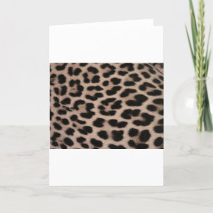 Leopard Skin Hintergrund Karte
