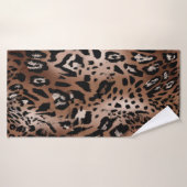 Leopard-Skin-Illustration nahtlos Muster Badehandtuch (Badehandtuch)