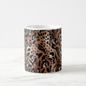 Leopard-Skin-Illustration nahtlos Muster Kaffeetasse (Mittel)