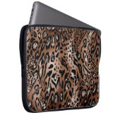 Leopard-Skin-Illustration nahtlos Muster Laptopschutzhülle (Vorne Rechts)