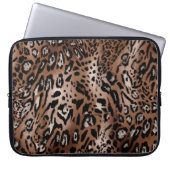 Leopard-Skin-Illustration nahtlos Muster Laptopschutzhülle (Vorderseite)